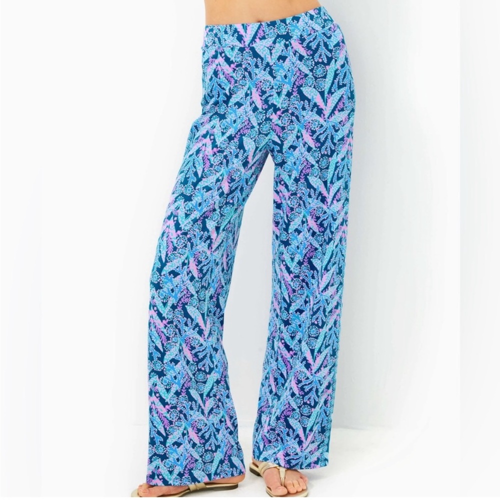 Lilly Pulitzer Allen’s Knit Palazzo Pants Sz M